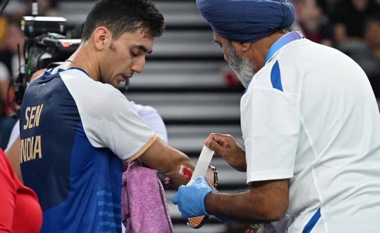 “Blood On The Floor”: Lakshya Sen Reveals Why He Lost Momentum To Finish 4th In Paris Olympics Badminton “Blood On The Floor”: Lakshya Sen Reveals Why He Lost Momentum To Finish 4th In Paris Olympics Badminton