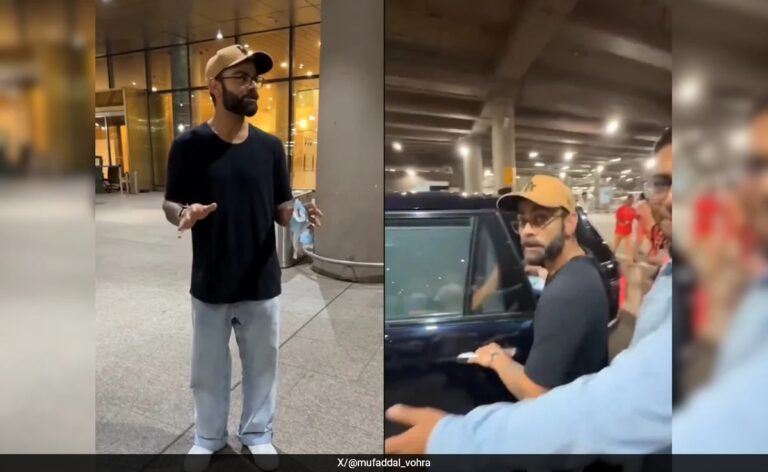 Virat Kohli Stumped As Paparazzi Says “BGT Mein Aag Lagani Hai”. Watch Virat Kohli Stumped As Paparazzi Says “BGT Mein Aag Lagani Hai”. Watch