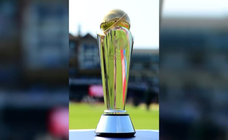 Champions Trophy Arrives In Pakistan Amid Row Over India’s Refusal To Travel Champions Trophy Arrives In Pakistan Amid Row Over India’s Refusal To Travel