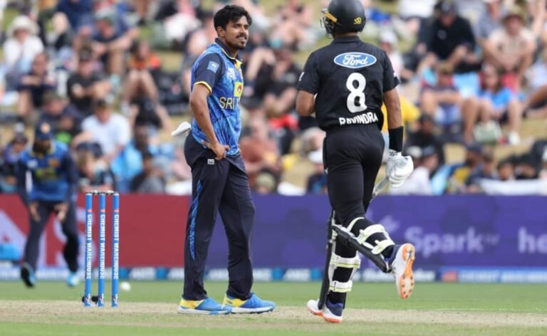 Maheesh Theekshana Hattrick Goes In Vain, New Zealand Batter Sri Lanka By 113 Runs Maheesh Theekshana Hattrick Goes In Vain, New Zealand Batter Sri Lanka By 113 Runs