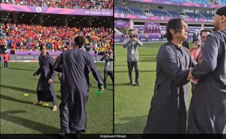 Harbhajan Singh Faces Off Against Shoaib Akhtar, Ignites Indo-Pak Rivalry Ahead Of Champions Trophy Harbhajan Singh Faces Off Against Shoaib Akhtar, Ignites Indo-Pak Rivalry Ahead Of Champions Trophy