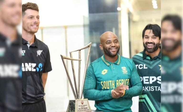 Pakistan vs New Zealand Live Score Updates ODI Tri Series: Pakistan Strikes In First Over, New Zealand On Backfoot Pakistan vs New Zealand Live Score Updates ODI Tri Series: Pakistan Strikes In First Over, New Zealand On Backfoot