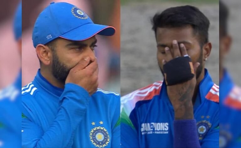 Virat Kohli, Hardik Pandya Can’t Believe After India Teammate’s Costly Error vs New Zealand In CT 2025